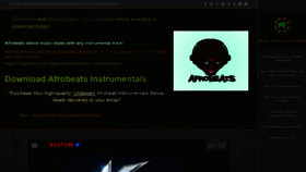 What Afrobeats-world.com website looked like in 2019 (4 years ago)