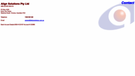 What Alignsolutions.com.au website looked like in 2019 (5 years ago)