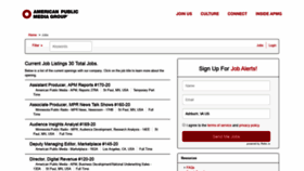 What Americanpublicmedia.applicantpro.com website looked like in 2019 (4 years ago)