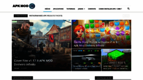 What Apkmod.com.br website looked like in 2019 (4 years ago)