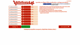 What Allekoszyk.pl website looked like in 2019 (5 years ago)