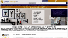What Art-prints-on-demand.com website looked like in 2019 (4 years ago)