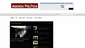 What Agendapolitica.com website looked like in 2019 (4 years ago)