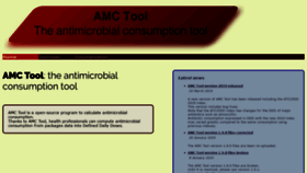 What Amu-tools.org website looked like in 2019 (4 years ago)