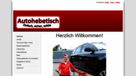 What Autohebetisch.de website looked like in 2019 (4 years ago)