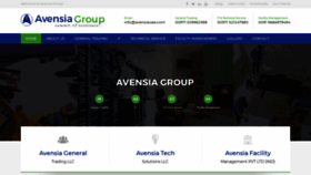 What Avensiauae.com website looked like in 2019 (4 years ago)