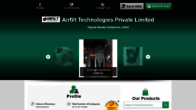 What Airfilt.net website looked like in 2019 (4 years ago)