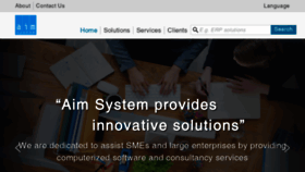 What Aimsys.net website looked like in 2019 (4 years ago)