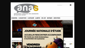 What Anas.fr website looked like in 2019 (4 years ago)