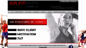 What Airfitness.fr website looked like in 2019 (4 years ago)