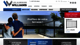 What Aluminiums-williams.com website looked like in 2019 (4 years ago)
