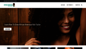 What Africanamericanhairstyles.org website looked like in 2019 (4 years ago)
