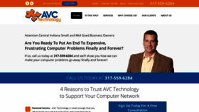 What Avctechcorp.com website looked like in 2019 (4 years ago)