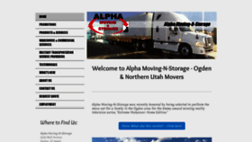 What Alphamovingutah.com website looked like in 2019 (4 years ago)