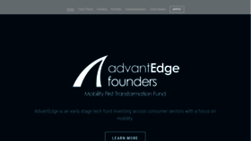 What Advantedge.vc website looked like in 2019 (4 years ago)