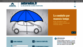 What Autoroutes.fr website looked like in 2019 (5 years ago)