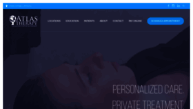 What Atlastherapy.com website looked like in 2019 (4 years ago)