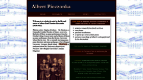 What Albertpieczonka.org website looked like in 2019 (4 years ago)