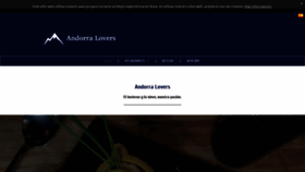 What Andorralovers.es website looked like in 2019 (4 years ago)