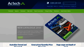 What Actech.com.au website looked like in 2019 (4 years ago)