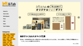 What Andfab.jp website looked like in 2019 (4 years ago)