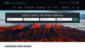 What Abq-ownerfinancing.com website looked like in 2019 (4 years ago)