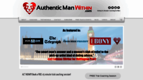 What Authenticmanwithin.com website looked like in 2019 (4 years ago)
