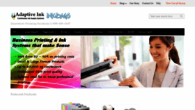 What Adaptiveink.com website looked like in 2019 (4 years ago)