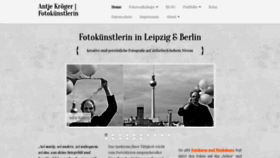 What Antjekroeger.de website looked like in 2019 (4 years ago)