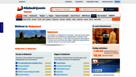 What Allebedrijvenin.nl website looked like in 2019 (4 years ago)