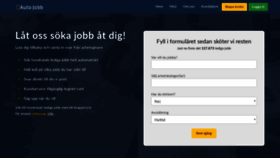 What Autojobb.nu website looked like in 2019 (4 years ago)