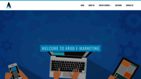 What Arabemarketing.com website looked like in 2019 (4 years ago)