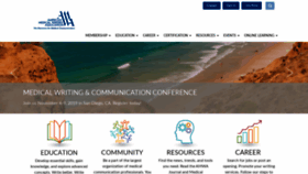 What Amwa.org website looked like in 2019 (4 years ago)