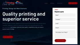 What A-1printinginc.com website looked like in 2019 (4 years ago)