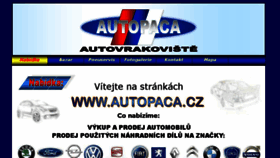 What Autopaca.cz website looked like in 2019 (4 years ago)