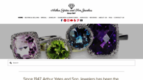What Arthuryatesjewelers.com website looked like in 2019 (4 years ago)
