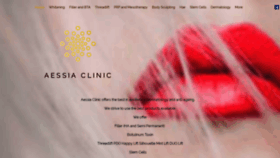 What Aessiaclinic.com website looked like in 2019 (4 years ago)