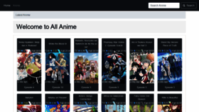 What Allanime.site website looked like in 2019 (4 years ago)