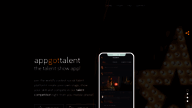 What Appgottalent.com website looked like in 2019 (4 years ago)
