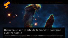 What Astronomie54.fr website looked like in 2019 (4 years ago)