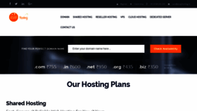 What Asaphosting.in website looked like in 2019 (4 years ago)