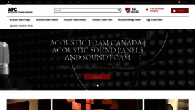 What Acousticfoamcanada.ca website looked like in 2019 (4 years ago)