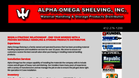 What Alphaomegashelving.com website looked like in 2019 (4 years ago)