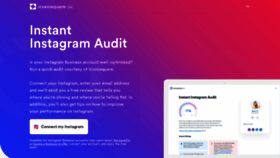 What Audit.iconosquare.com website looked like in 2019 (4 years ago)