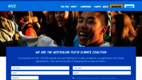 What Aycc.org.au website looked like in 2019 (4 years ago)