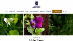 What Alleebleue.co.za website looked like in 2019 (4 years ago)