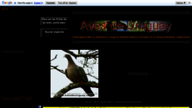 What Avesdeuruguay.com website looked like in 2019 (4 years ago)