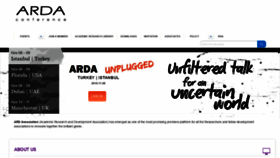 What Ardaconference.com website looked like in 2019 (5 years ago)