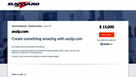 What Anzip.com website looked like in 2019 (4 years ago)