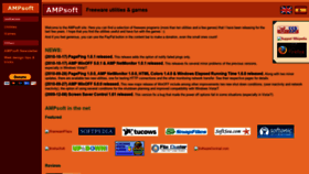 What Ampsoft.net website looked like in 2019 (6 years ago)